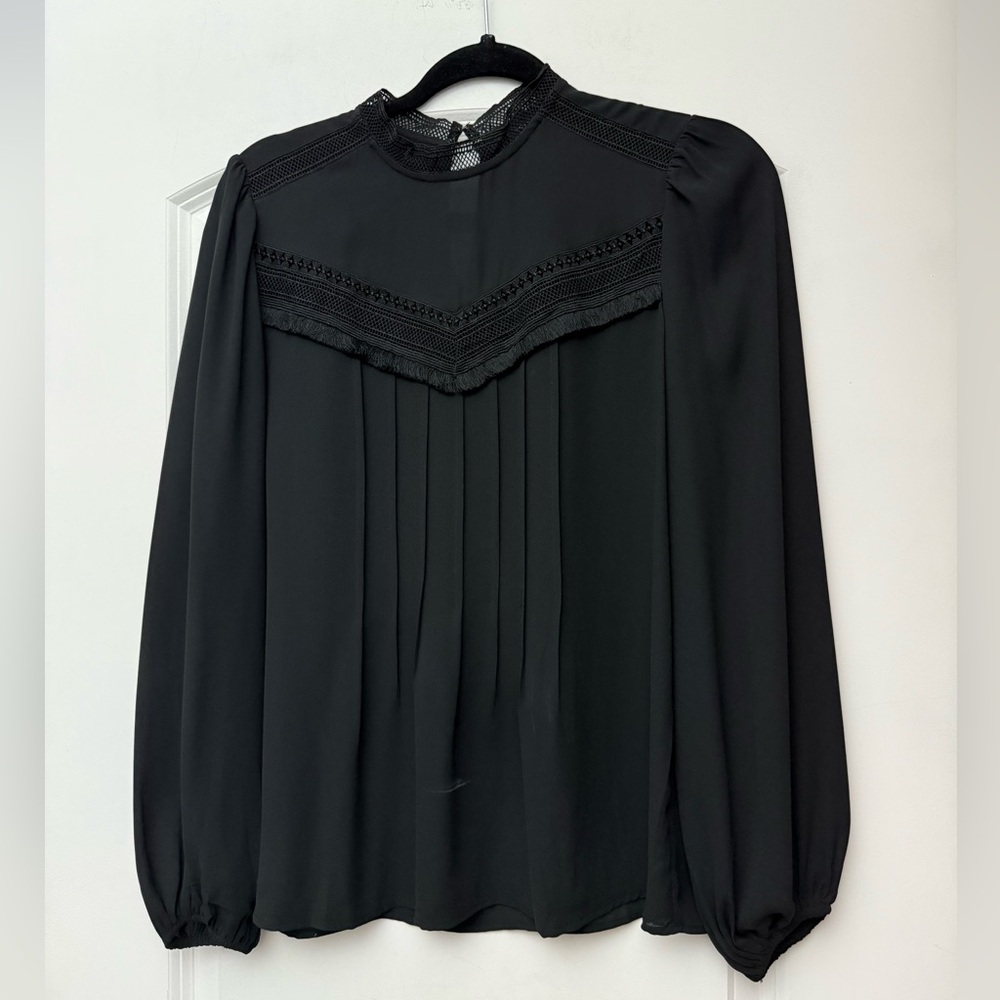 Ann Taylor Black Blouse